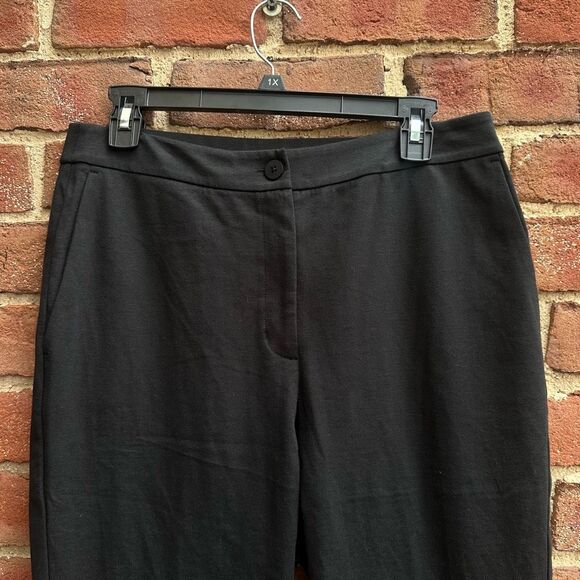 Eileen Fisher Women's $178 Organic Cotton Ponte Slim Pant medium - Picture 2 of 13